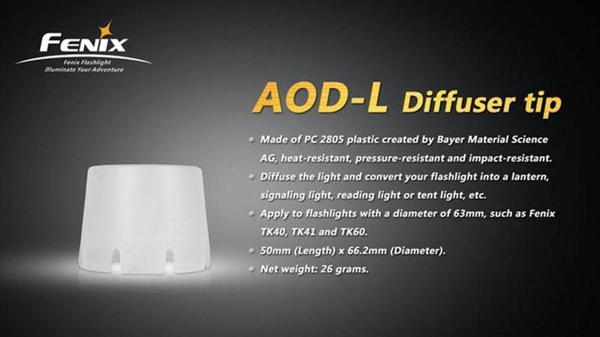 Promo) Fenix AOD-L Diffuser TK(40/41/60) – Oribags