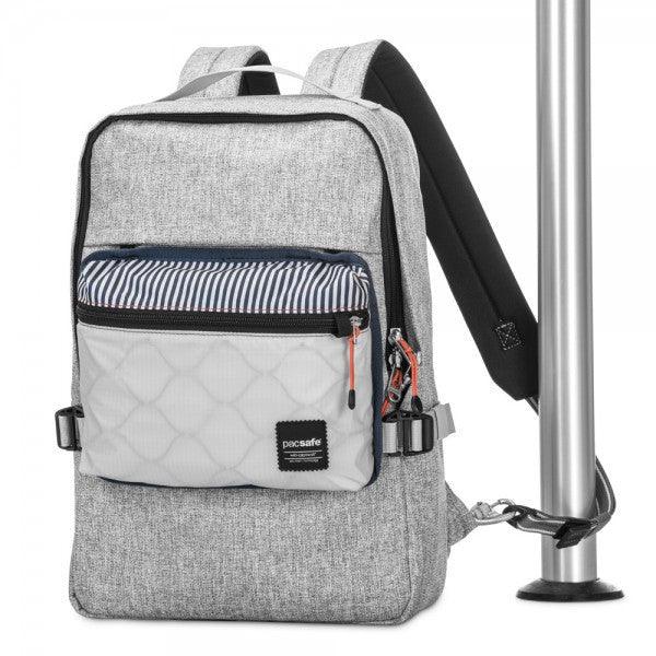 (Promo) Pacsafe Slingsafe LX350 Anti-Theft Compact Backpack - Tweed Grey - Oribags.com