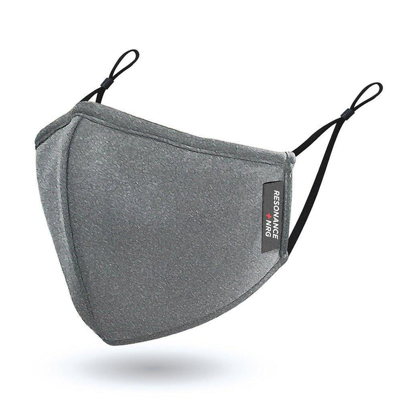 Resonance +NRG Washable 3-Ply Mask 2 Sizes - Grey - Oribags.com