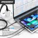 Rockrose Casa III G65 65W 3-Port Gan Travel Charger - Oribags.com