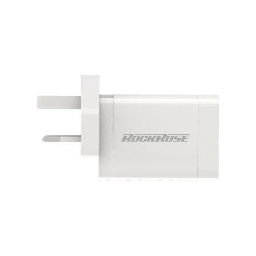 Rockrose Casa PD PQ Pro PD+QC 3.0 Travel Charger White - Oribags.com