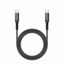Rockrose Powerline CC1 1M Type-C to Type-C Cable - Midnight Blue - Oribags.com