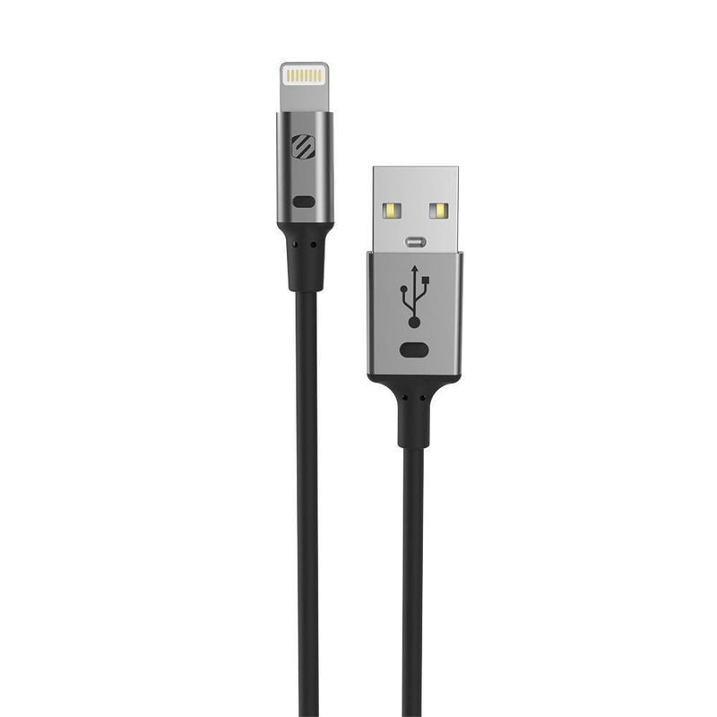 Scosche StrikeLine II Charge and Sync Cable for Lightning Devices - Grey - Oribags.com