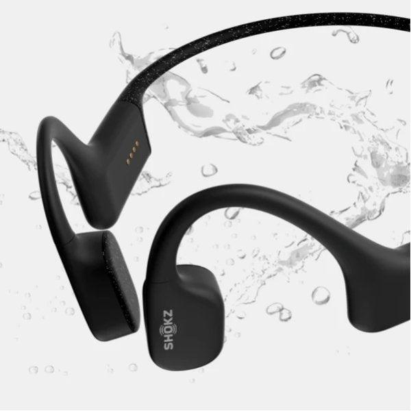 Shokz OpenSwim Bone Conduction Open-Ear Mp3 Swimming Headphones - Oribags.com