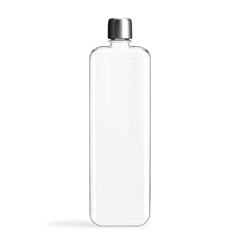 Slim Memobottle - The flat water bottle that fits in your bag | BPA Free | 15oz (450ml) - Oribags.com