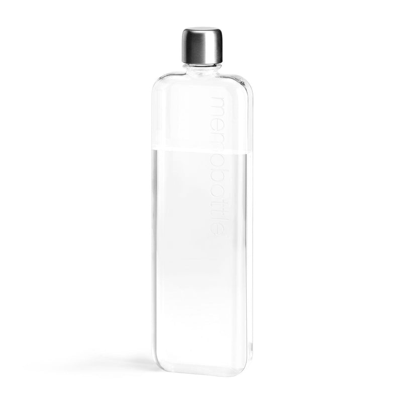 Slim Memobottle - The flat water bottle that fits in your bag | BPA Free | 15oz (450ml) - Oribags.com