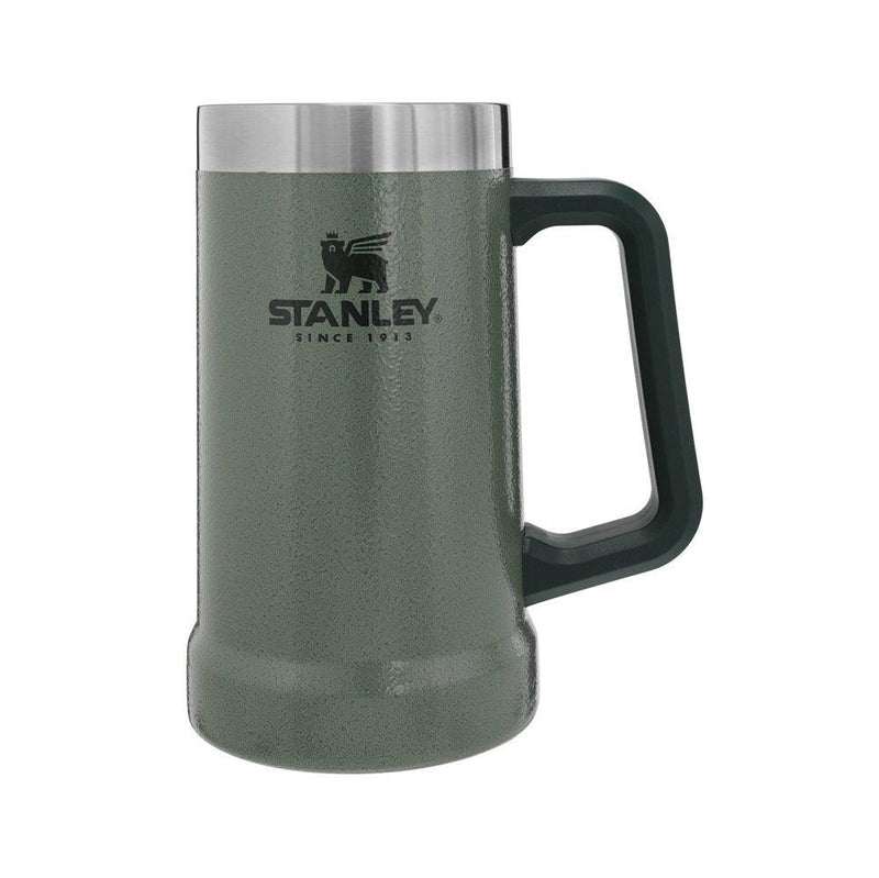 Stanley Adventure Big Grip Beer Stein 24 Oz - Hammertone Green - Oribags.com