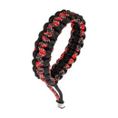 The Meniacc Survivalist Bead Pulley Bracelet - Black & Deadpool - Oribags.com