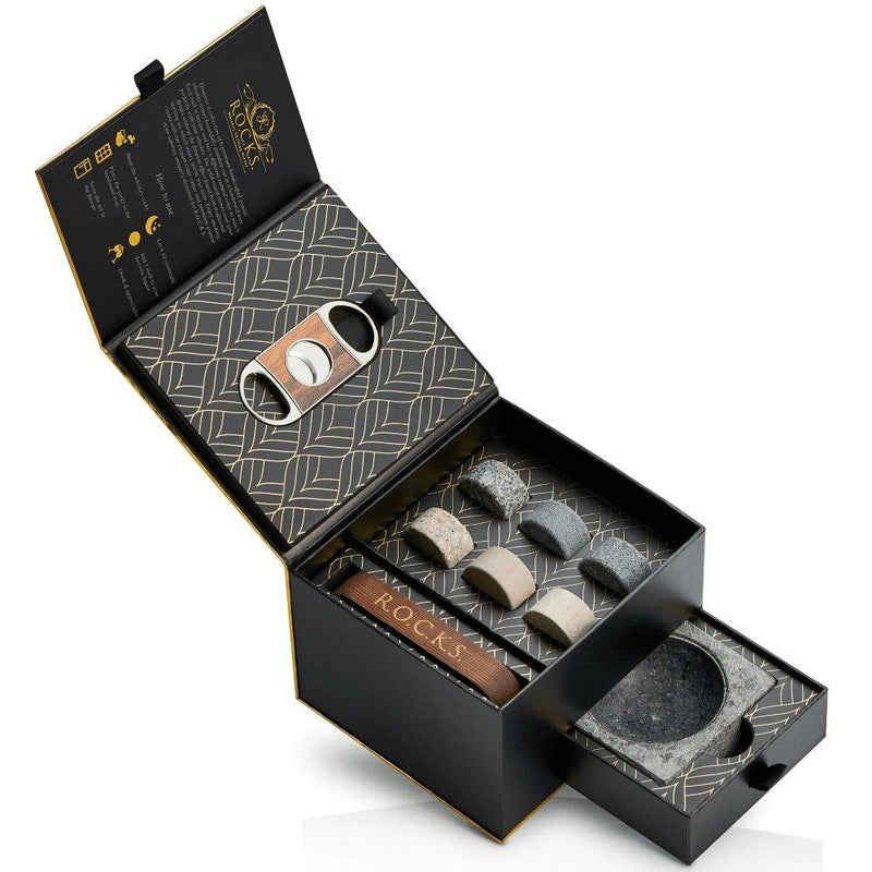 The Rocks The Gentleman's Set - Cigar Aficionado - Oribags.com