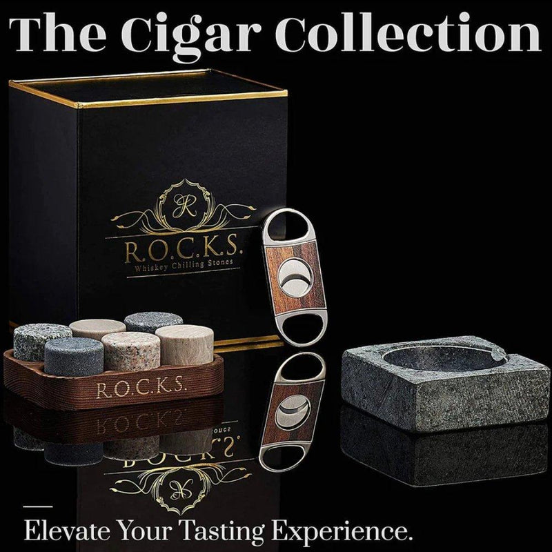 The Rocks The Gentleman's Set - Cigar Aficionado - Oribags.com