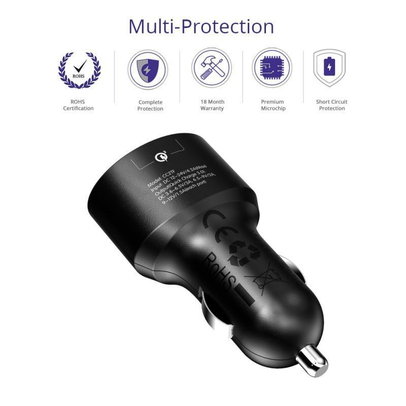 Tronsmart CC2TF Quick Charge 3.0 Car Charger - Oribags.com