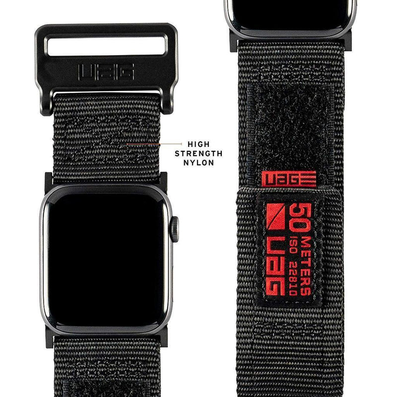 UAG Active Watch Strap For Apple Watch 40"/38" - Black - Oribags.com