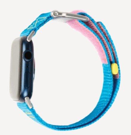 UAG Active Watch Strap for Apple Watch 44/42 - 80's Blue/Pink - Oribags.com