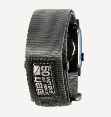 UAG Active Watch Strap for Apple Watch 44/42 - Dark Grey - Oribags.com