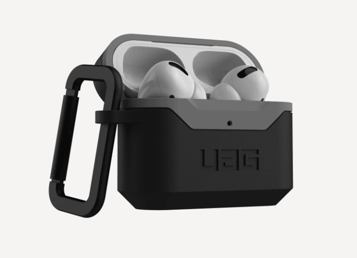 UAG Apple Airpods Pro Hard Case V2 - Black/Grey - Oribags.com