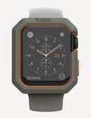 UAG Apple Watch Case 44mm Civilian - Olive/ Orange - Oribags.com