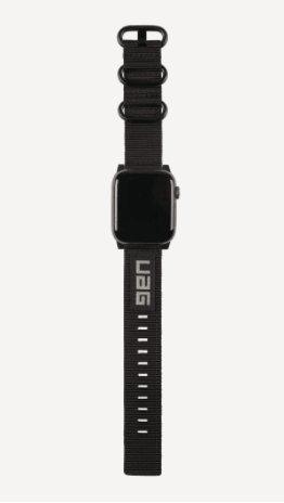 UAG Eco Watch Strap for Apple Watch 44/42 - Black - Oribags.com