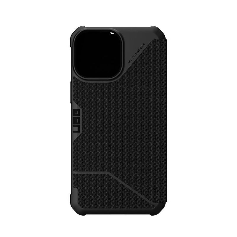 UAG Metropolis series iPhone 13 Pro Max 6.7" 5G Folio Case - Kelvlar Black - Oribags.com
