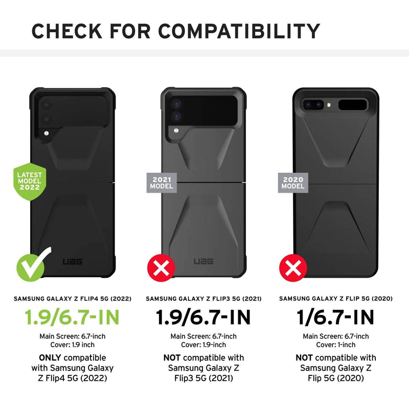 UAG Samsung Galaxy Z Flip 4 2022 Civilian Case - Oribags.com