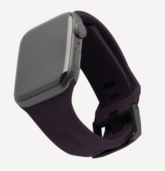UAG Scout Silicone Strap for Apple Watch 44/42 - Eggplant - Oribags.com