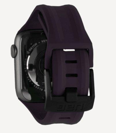 UAG Scout Silicone Strap for Apple Watch 44/42 - Eggplant - Oribags.com
