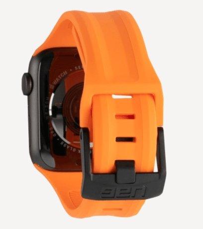 UAG Scout Silicone Strap for Apple Watch 44/42 - Orange - Oribags.com