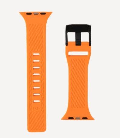 UAG Scout Silicone Strap for Apple Watch 44/42 - Orange - Oribags.com