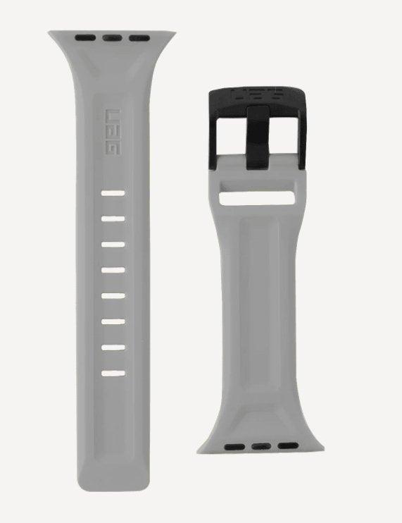 UAG Scout Silicone Strap for Apple Watch 44/42 - Silver - Oribags.com