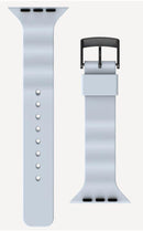 UAG [U] Aurora Silicone Strap for Apple Watch 44/42 - Soft Blue - Oribags.com