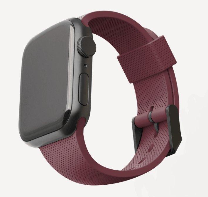 UAG [U] Dot Silicone Strap for Apple Watch 44/42 - Aubergine - Oribags.com