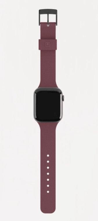 UAG [U] Dot Silicone Strap for Apple Watch 44/42 - Aubergine - Oribags.com