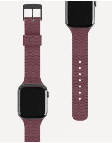 UAG [U] Dot Silicone Strap for Apple Watch 44/42 - Aubergine - Oribags.com