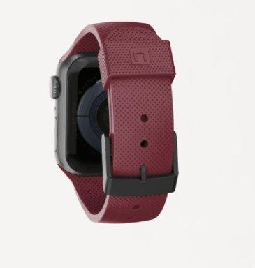 UAG [U] Dot Silicone Strap for Apple Watch 44/42 - Aubergine - Oribags.com