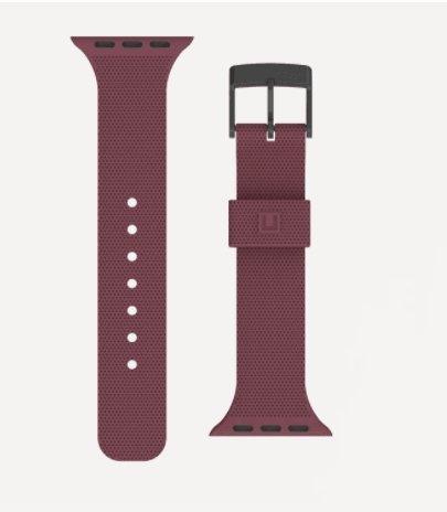 UAG [U] Dot Silicone Strap for Apple Watch 44/42 - Aubergine - Oribags.com