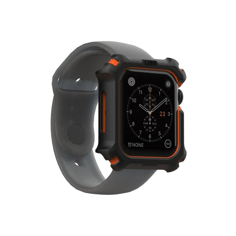 UAG Watch Case 44mm for Apple Watch (Series 4 & 5) - Black/Orange - Oribags.com