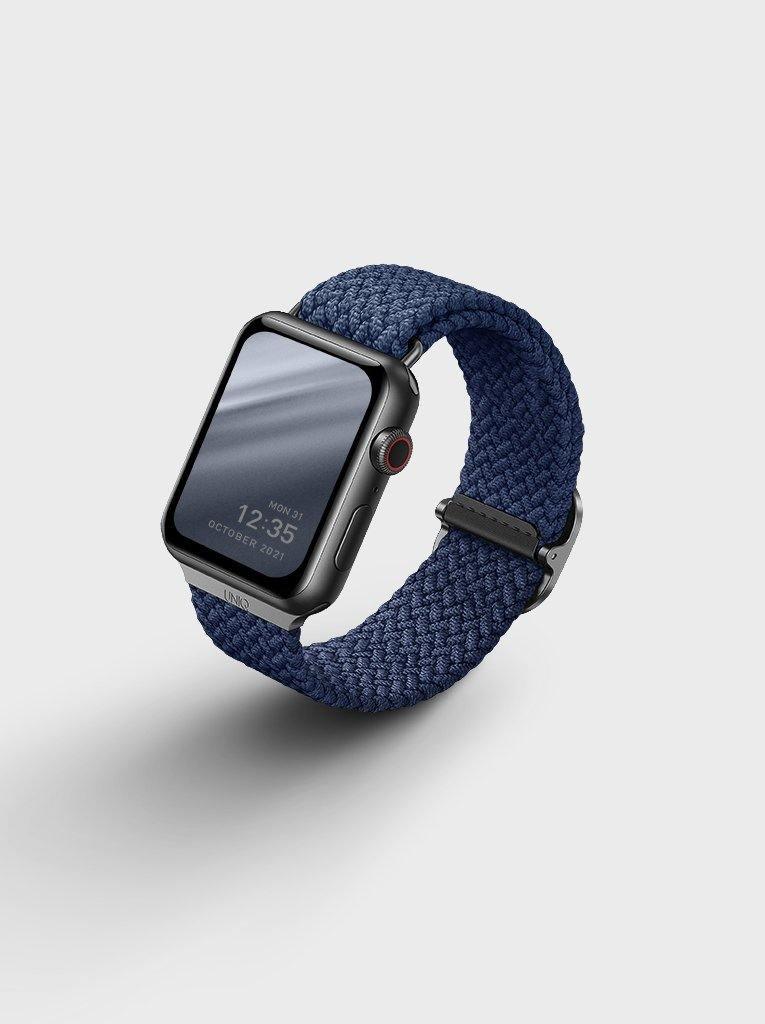 UNIQ Aspen Apple Watch Strap 42/44mm - Blue - Oribags.com