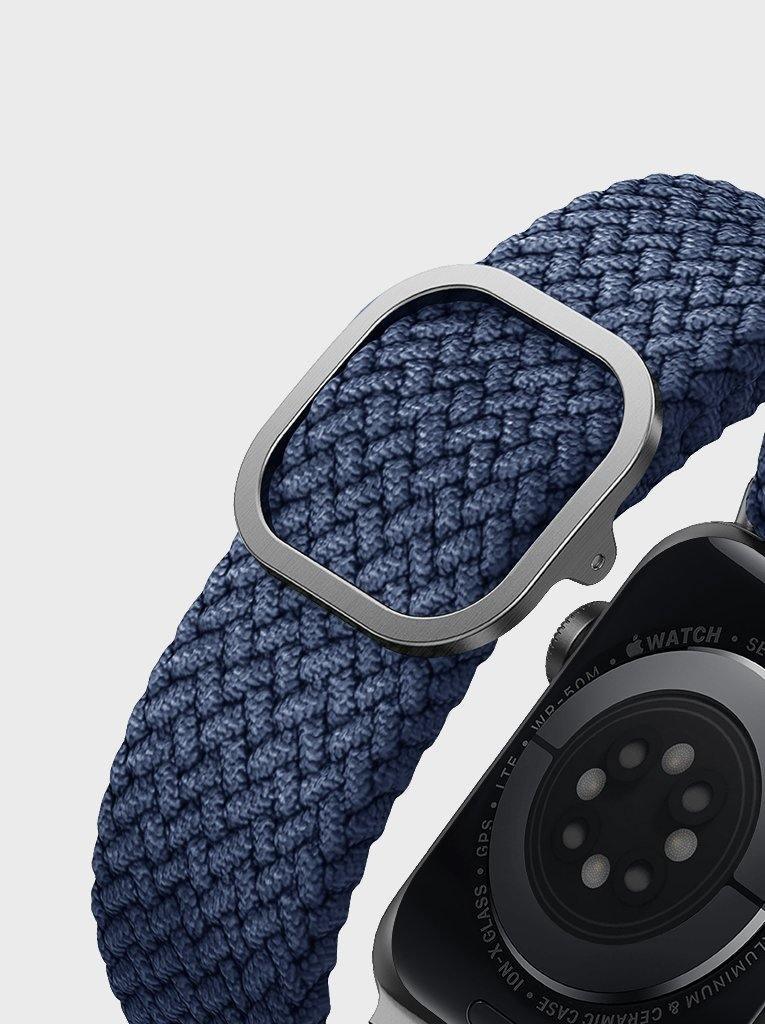 UNIQ Aspen Apple Watch Strap 42/44mm - Blue - Oribags.com