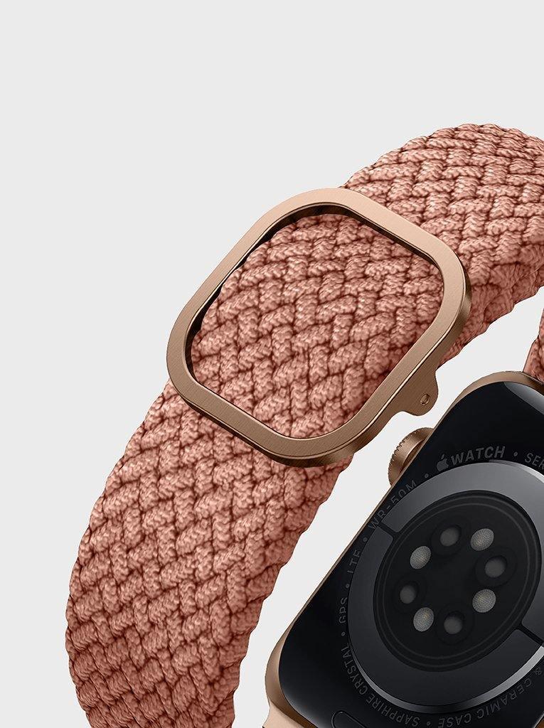 UNIQ Aspen Apple Watch Strap 42/44mm - Grapefruit Pink - Oribags.com