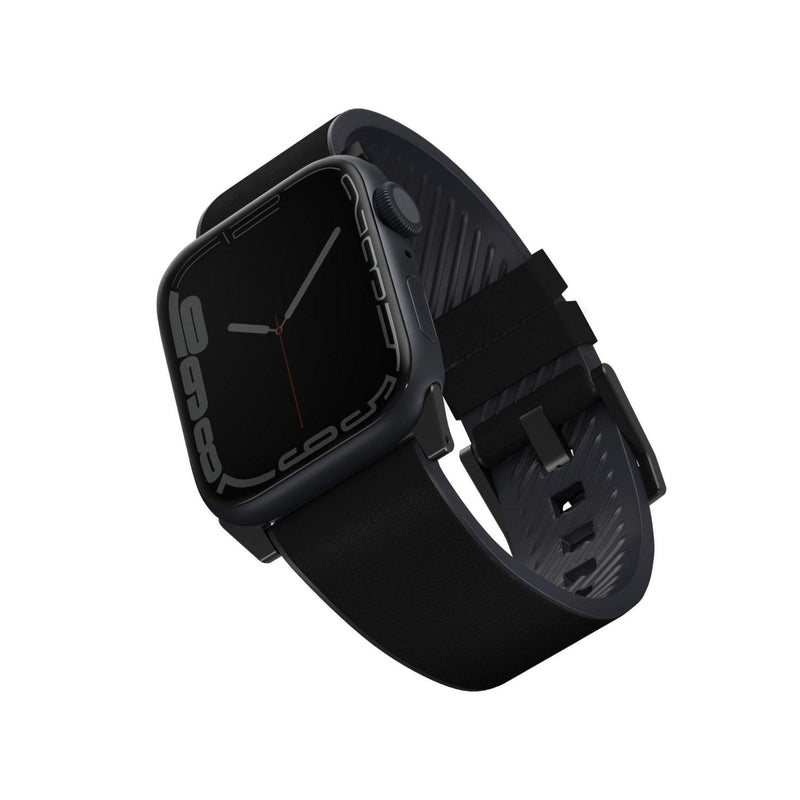 UNIQ Straden Waterproof Leather Hybrid Apple Watch Strap 45/44/42mm - Oribags.com