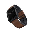 UNIQ Straden Waterproof Leather Hybrid Apple Watch Strap 45/44/42mm - Oribags.com