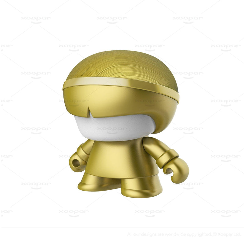 Xoopar Boy Mini 3W Wireless Art Toy speaker Metallic Edition - Gold - Oribags.com