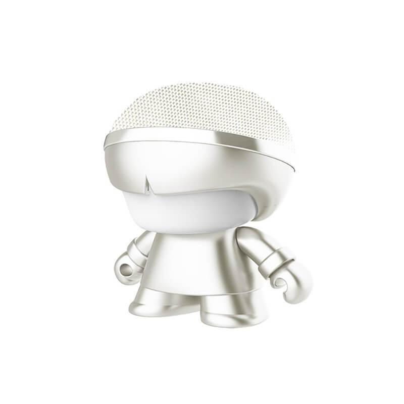 Xoopar Boy Mini 3W Wireless Art Toy speaker Metallic Edition - White - Oribags.com