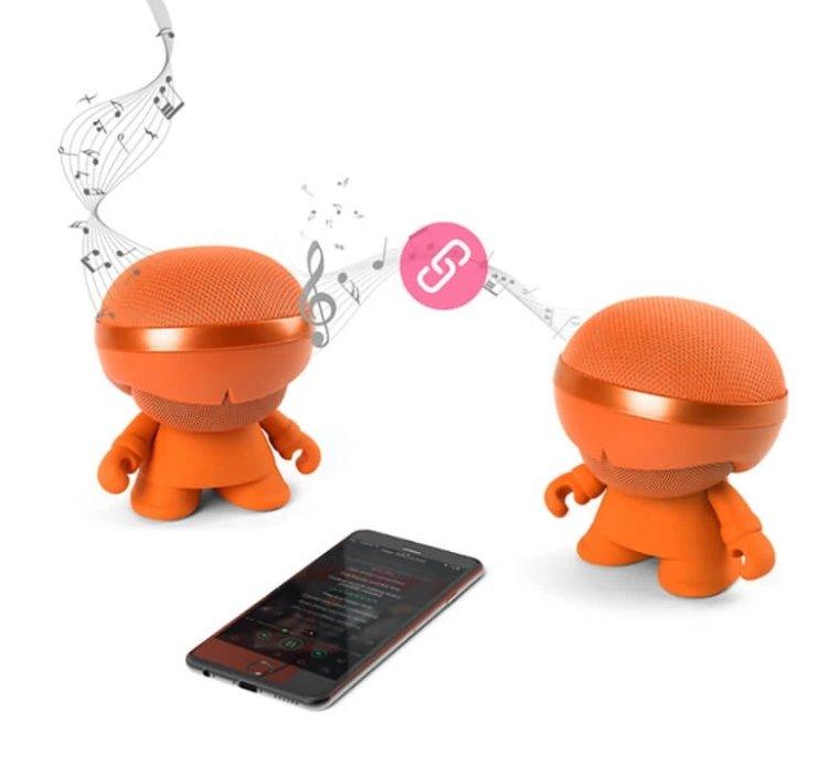 Xoopar Boy Stereo 10W Wireless Art Toy speaker - Orange - Oribags.com