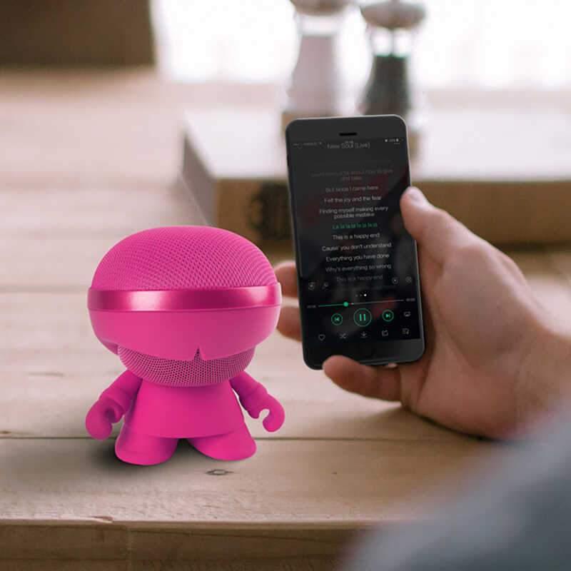 Xoopar Boy Stereo 10W Wireless Art Toy speaker - Pink - Oribags.com