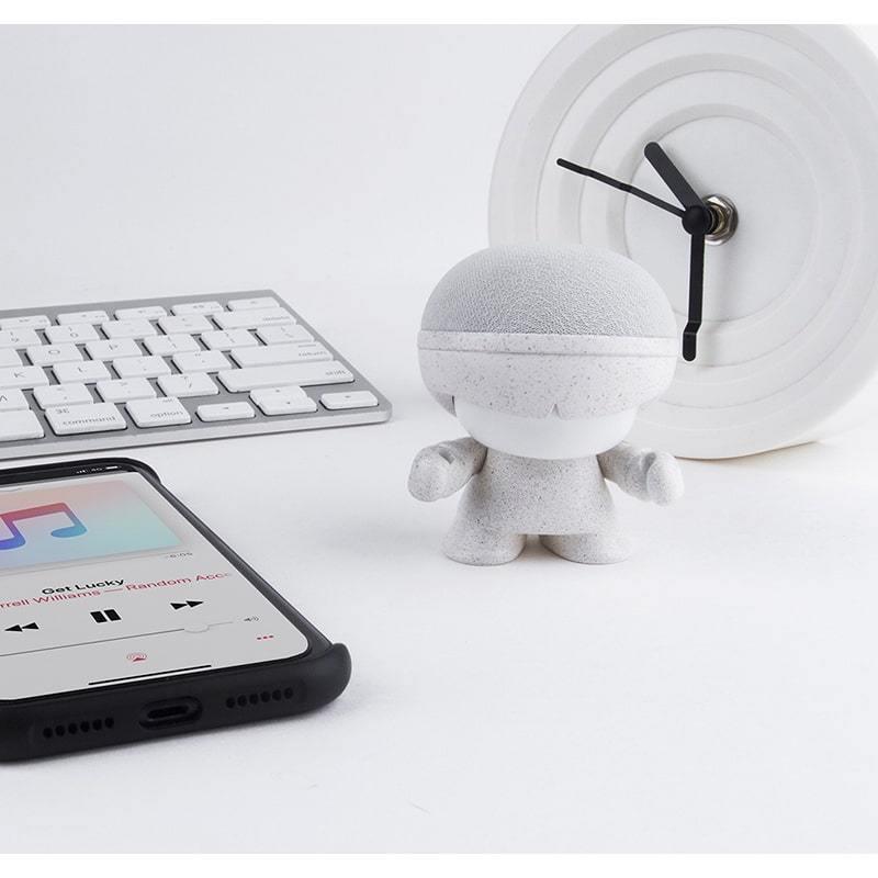Xoopar Mini XBoy Bio 3W Wireless Art Toy speaker - Wheat White - Oribags.com